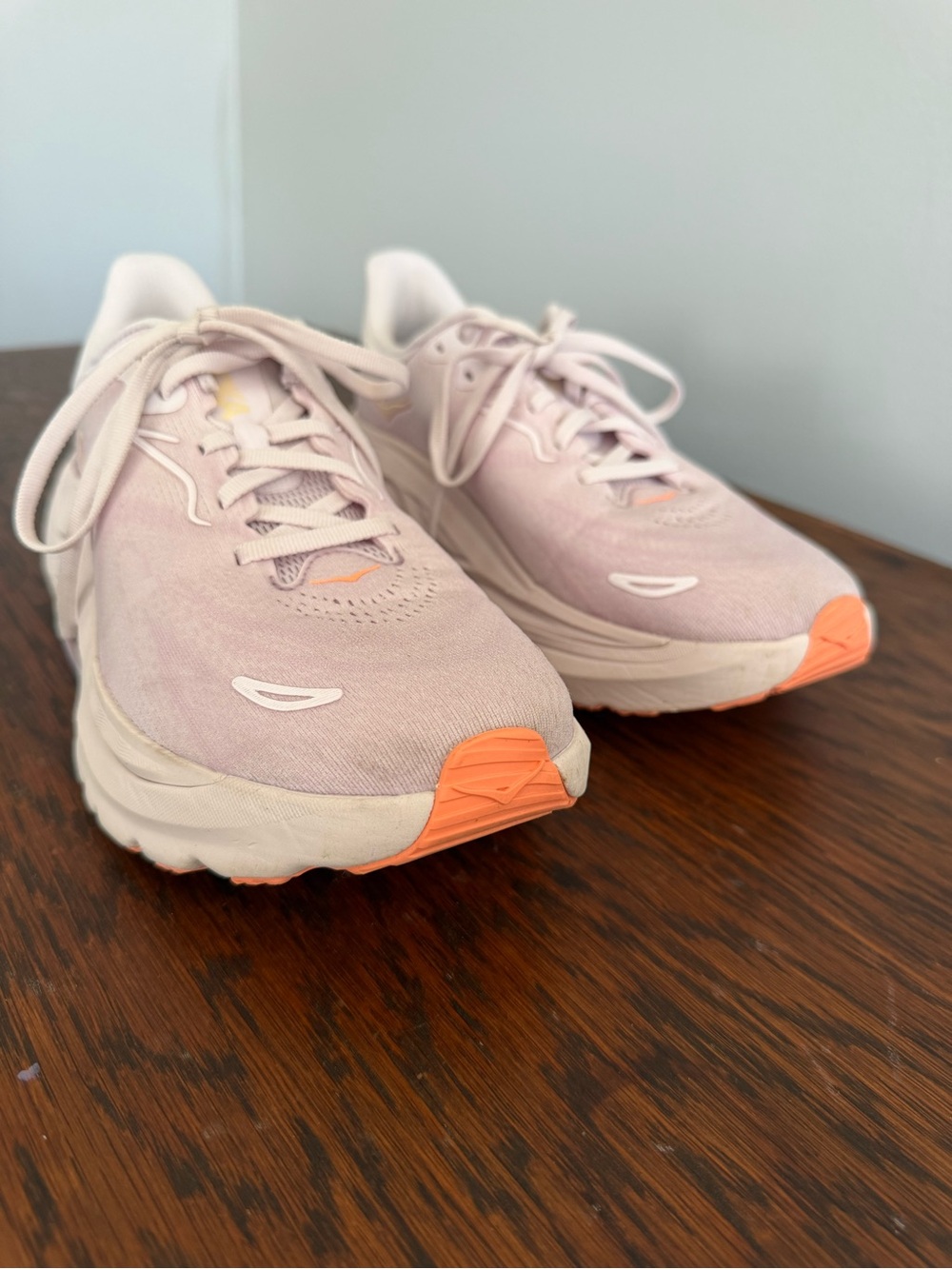 Hoka Arahi 8, Lilac cream/ Leon cantaloupe (orange and purple) - Picture 11 of 15